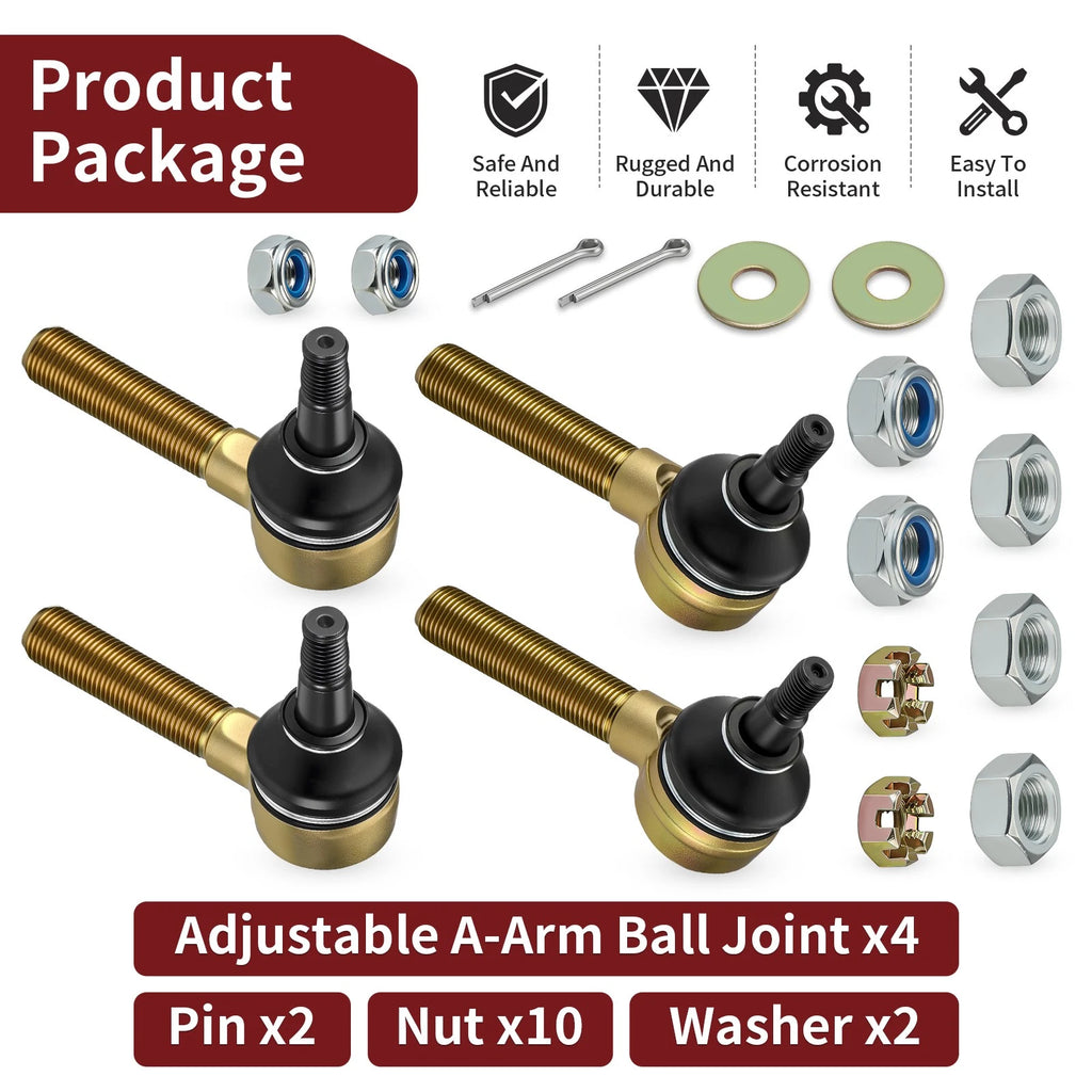 Adjustable A-Arm Ball Joints for Honda TRX450R (2006–2009) 51350-HP1-600