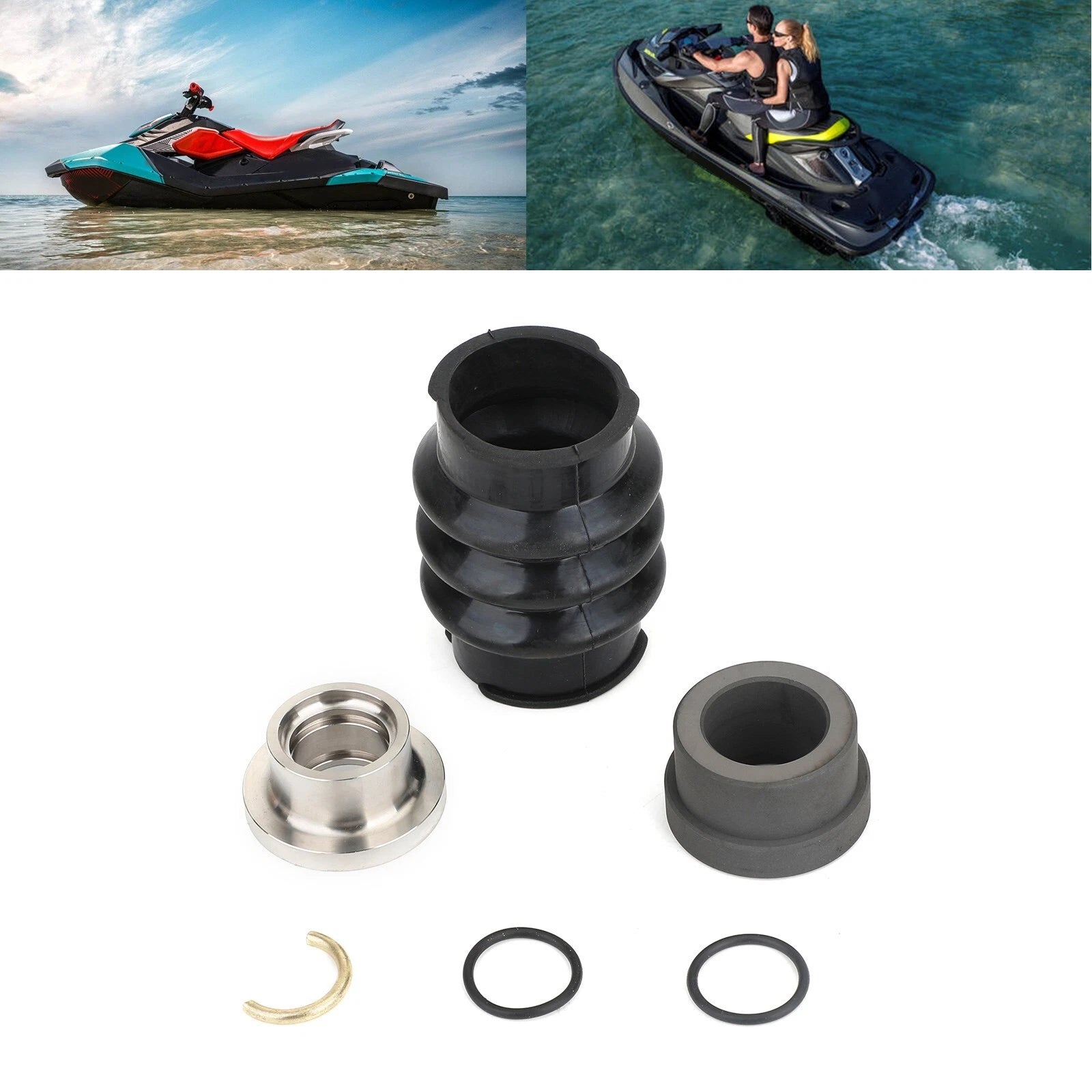Carbon Seal Drive Line Rebuild Kit & Boot for Sea Doo 717-951 (1996-2002)