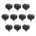 10 Pack Rocker Switch ASW-20D 30A 12VDC LED for Car Boat Panels