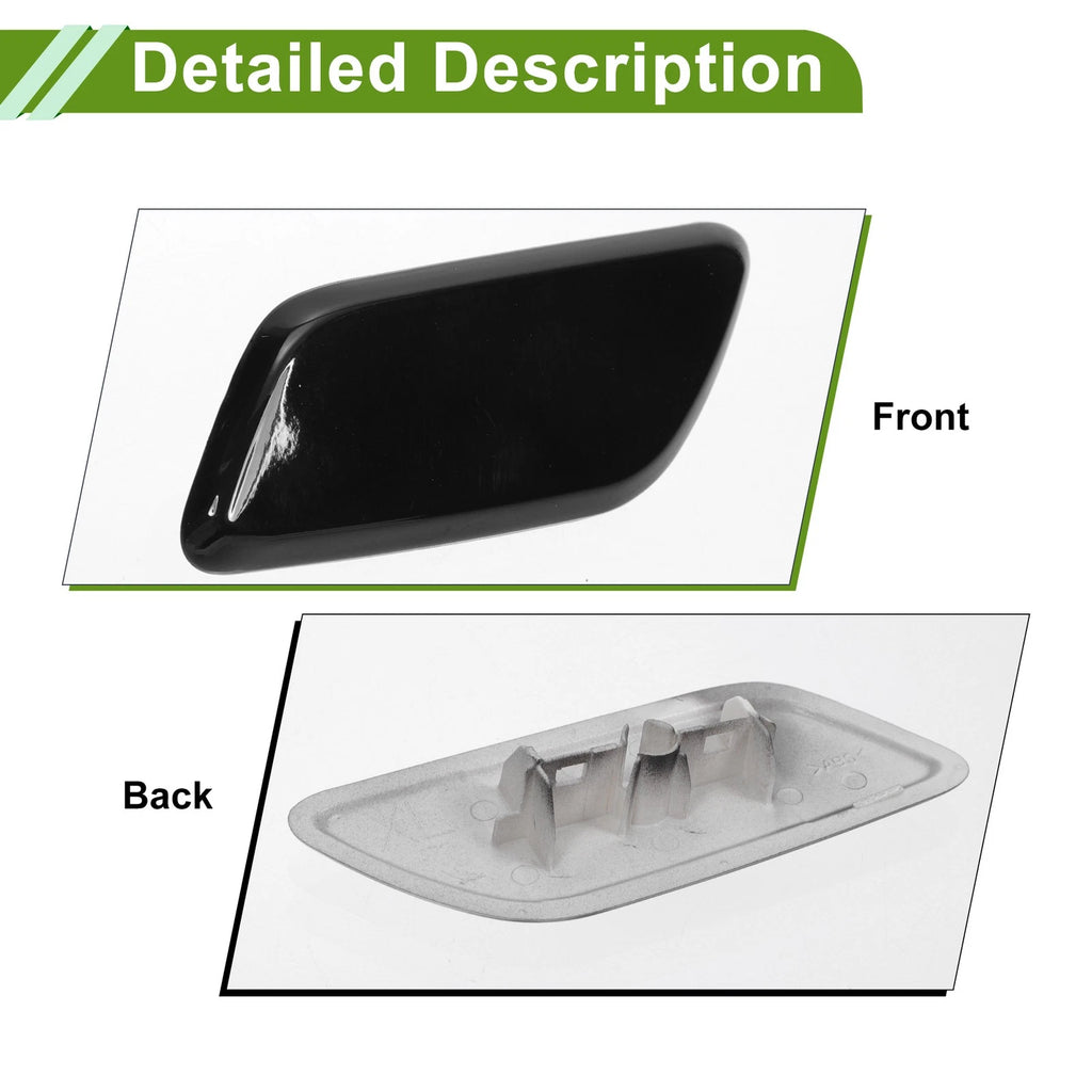 Front Left Washer Nozzle Cover for Toyota Land Cruiser (2013–2015) 8535460050 Black