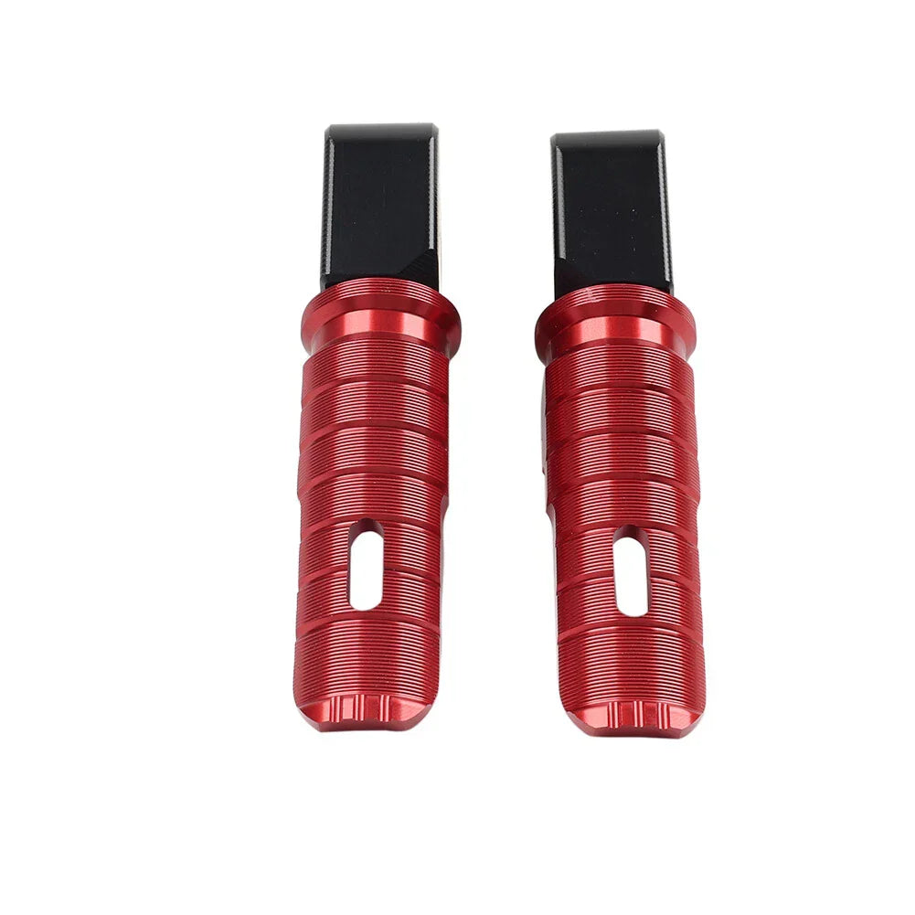 Red Rear Footrests Passenger Pegs for Honda Forza 750 (2021-2023)