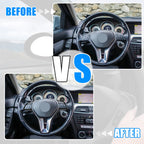 Steering Wheel Cover for Mercedes Benz A B C (Plastic Trim Replacement)