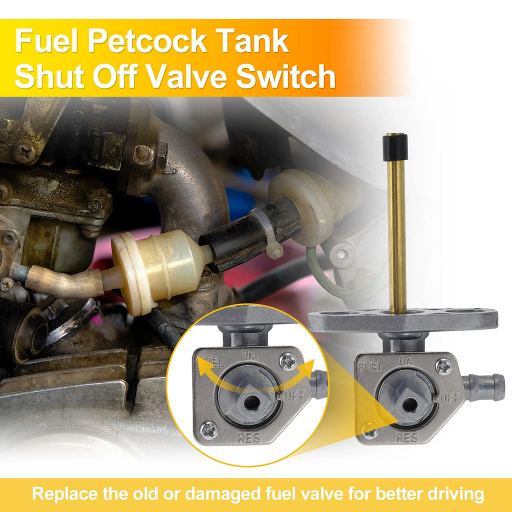 Fuel Valve Petcock Gas Tank Switch for Honda Foreman 450 (2000–2004)