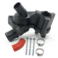 Thermostat Assembly w/ Bypass Hose Clamp Kit for Ford Ranger Explorer (1998–2011)