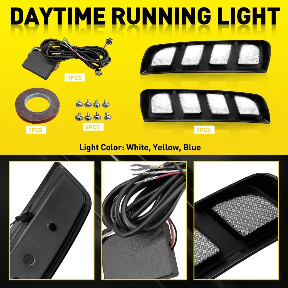 2X DRL LED Fog Lamps for Honda Civic (2017–2021) EPY