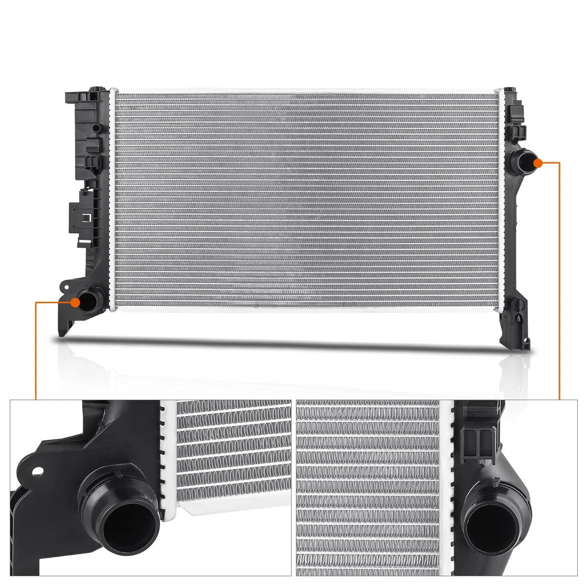 Aluminum Core Cooling Radiator for Jeep Cherokee (2019–2023)