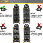 Power Window Switch for BMW 528i 535i 535xi 550i M5 (2008–2010)