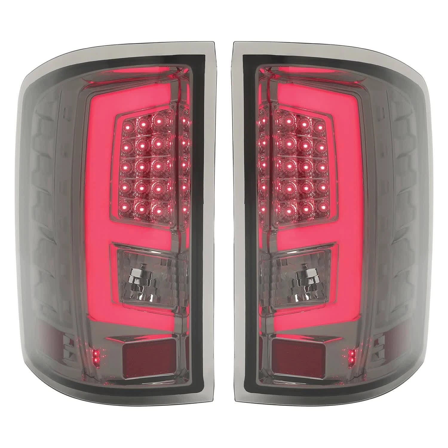 LED Tail Light Tube Bar for GMC Sierra 1500 2500HD 3500HD (2014-2018)