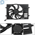 Cooling Fan Assembly for Audi A3 S3 VW e-Golf Golf Jetta (2015–2020)
