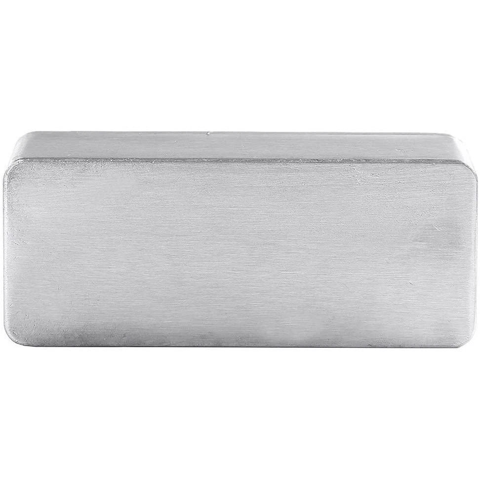 Aluminum Effect Box for Guitar (90mm x 40mm x 30mm) Silver Case