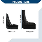 Mud Flaps Splash Guards Set for Mercedes-Benz GLS (without Pedal)