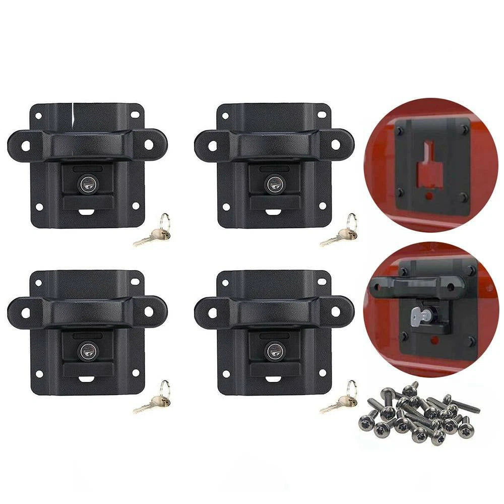 Set of 4 Tie Down Anchors & Box Link Cleats for Ford F150/F250/F350 (2015–2023)