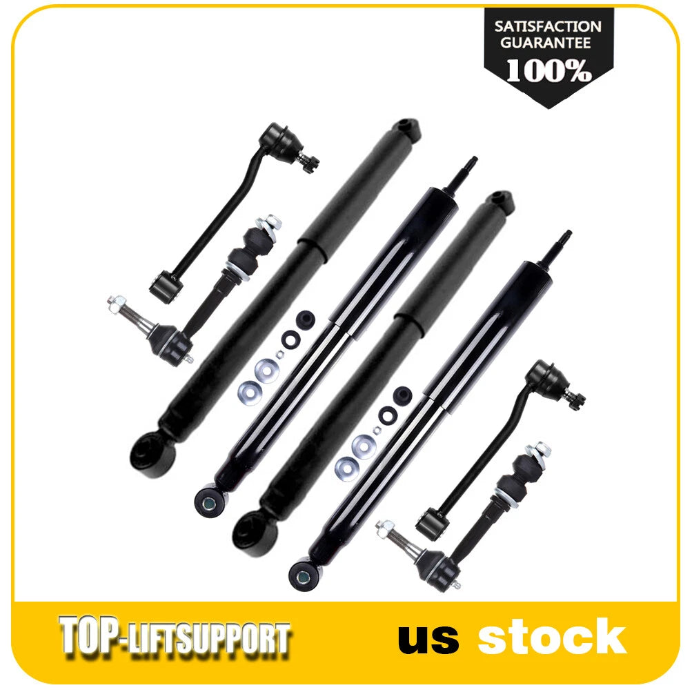 Set of 4 Shock Absorbers and Sway Bars for Dodge Ram 2500 4WD