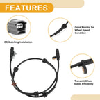 ABS Wheel Speed Sensor No. 479104CE0A for Nissan Rogue (2015–2016) Front Left Right