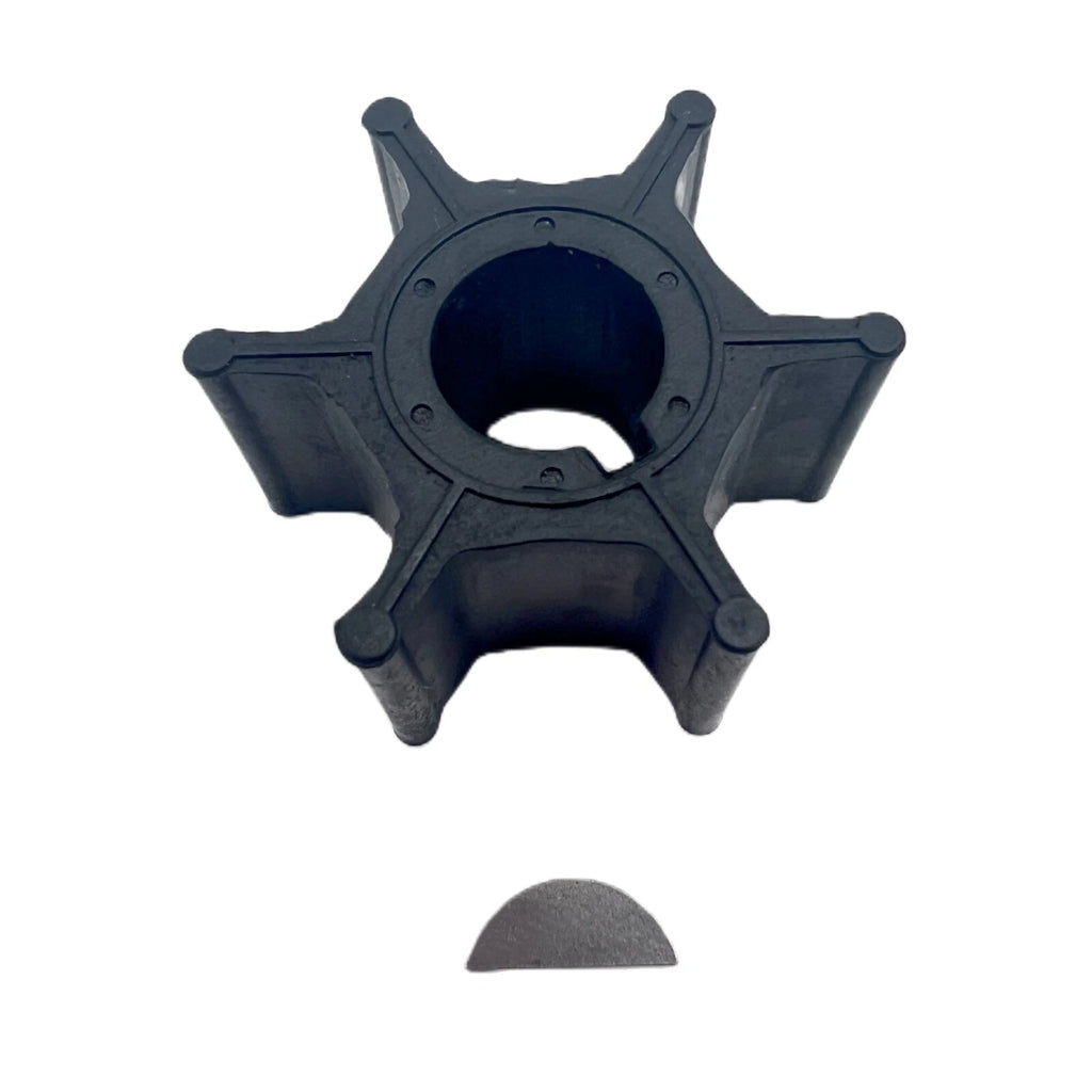 Water Pump Impeller with Key for Suzuki Outboard 9.9 15 HP (2-Stroke) (17461-93901)