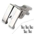 Double Compensating Top-Stitching Presser Foot for Industrial Sewing Machines