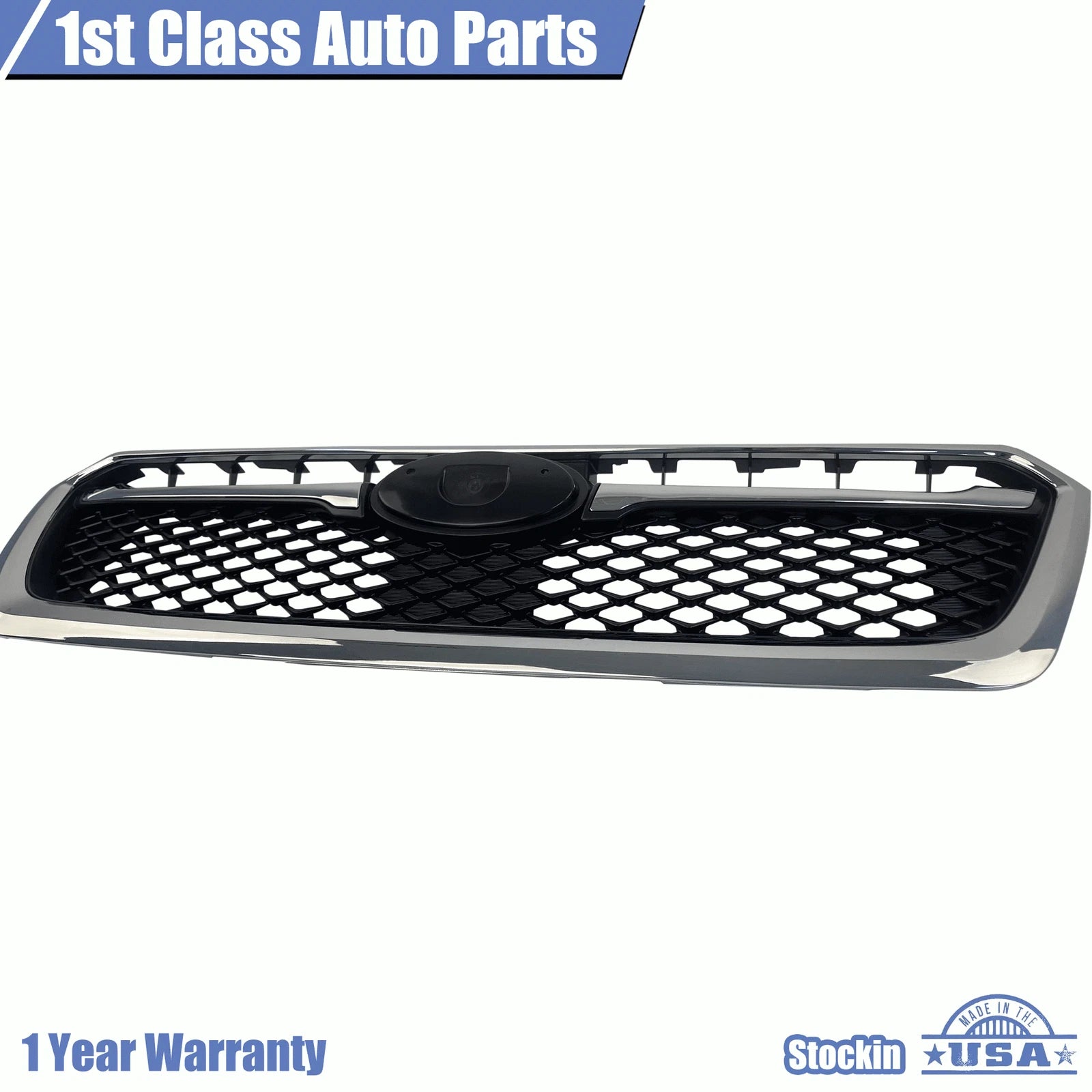 Front Grille Set with Moulding Trim for Subaru Impreza (2012-2016)