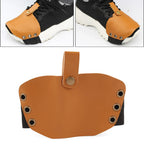 Leather Shifter Cover Boot Protector for Motorcycle Gear Pedal - Tan