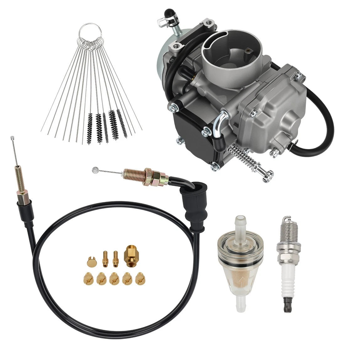 Carburetor w/ Throttle Cable 7080599 for Polaris Magnum 425 (1995–1998)