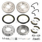 Front Brake Drum Wheel Cylinder Shoes Kit for Honda Rancher 350 TRX350 (2000–2003)
