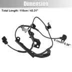 Front Wheel Speed Sensors for Mitsubishi L200 2.5L (2012-2015)
