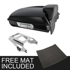 Matte Black Razor Trunk Backrest Mount for Harley Touring (2009–2013)