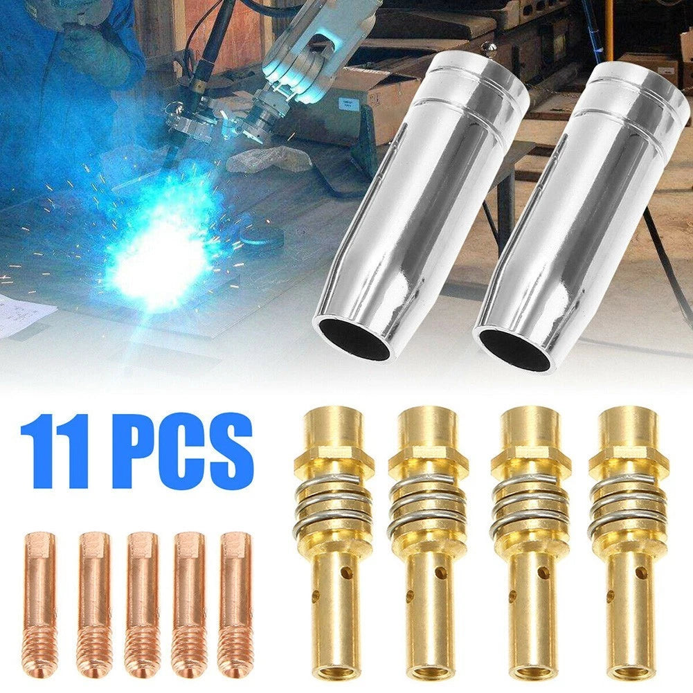 Set of 11 Contact Tips for MB 15AK MIG/MAG Welding Torch 0.8mm 0.030