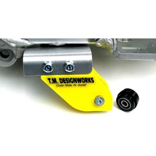 TM Designworks Rear Chain Guide & Alloy Mounting Bracket for LTZ 400, KFX 400 (2003–2008)