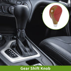 Automatic Gear Shift Knob for Lexus ES350 (2007–2015) Red Faux Leather