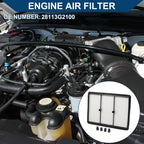 Car Engine Air Filter No. 28113G2100 for Kia Niro 1.6L L4 (2019–2022)