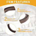 1 Pc Front Crankshaft Oil Seal for Nissan 350Z (2003–2008) No. 13510-31U10