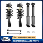Front Struts and Rear Shocks for GMC Acadia and Chevy Traverse (2007–2012)