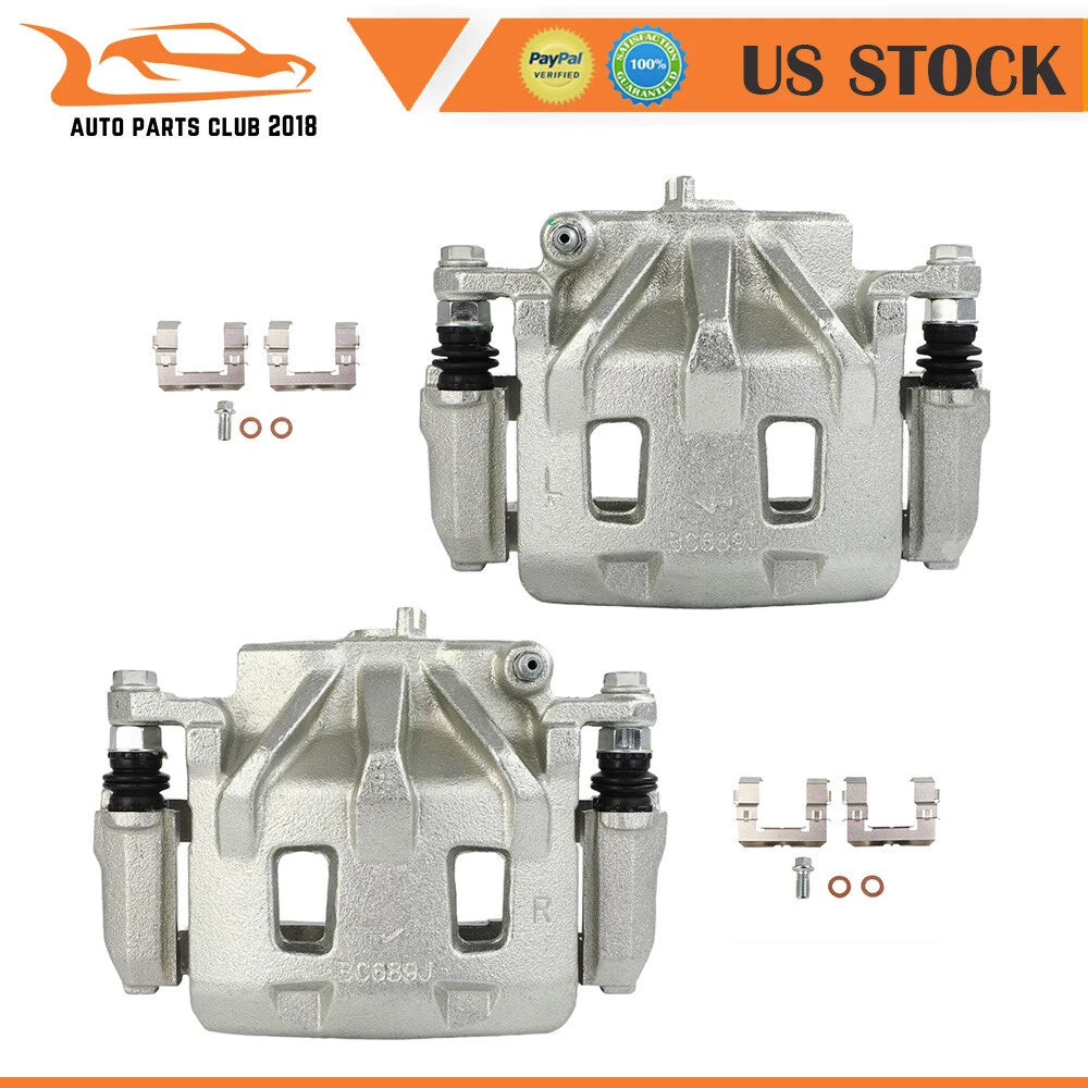 Set of 2 Front Brake Calipers for Subaru Outback (2015–2019)