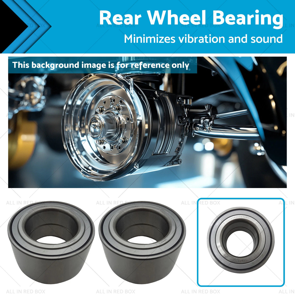 2X Rear Wheel Bearing for Holden Commodore VE VF HSV (2006–2017)