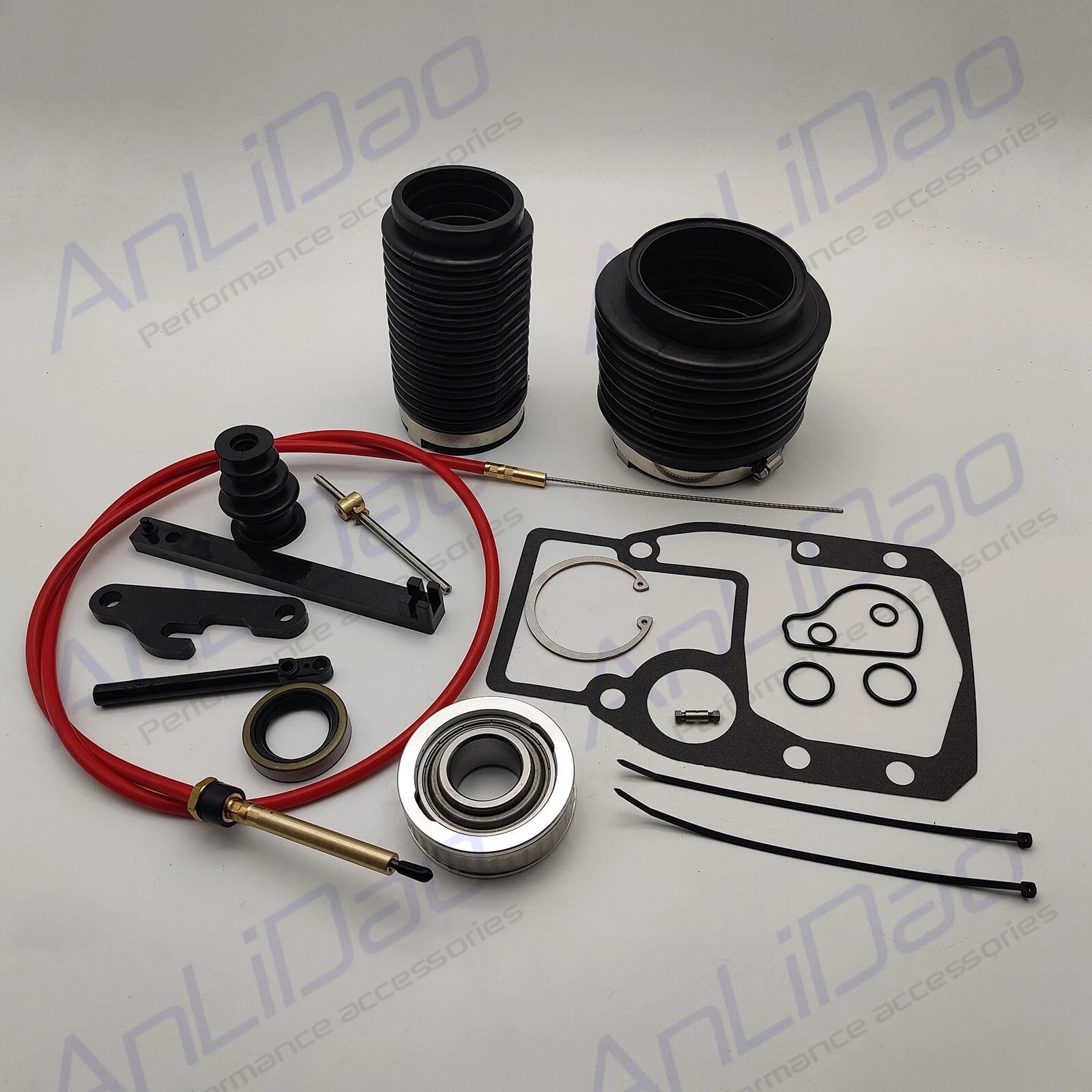 Transom Bellow Shift Cable Kit for OMC Cobra (18-2771, 3854270)