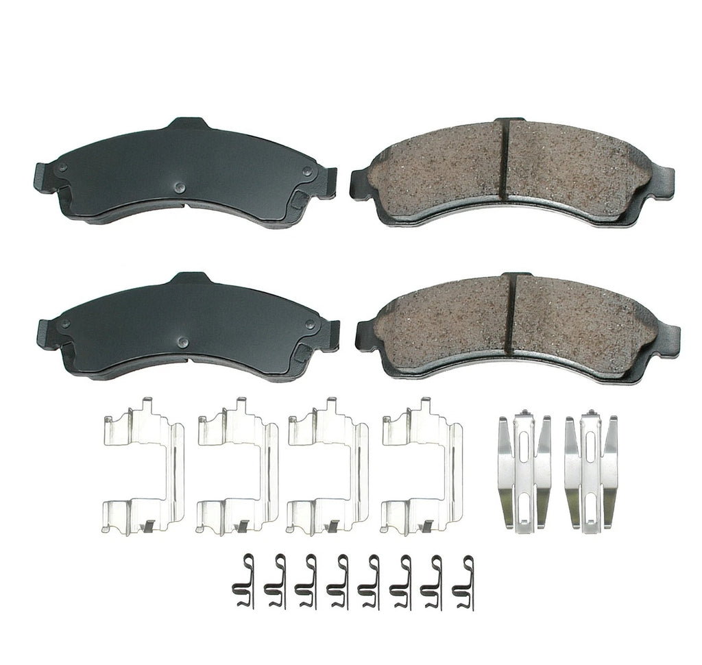 Front Brake Kit with 305mm Disc Rotors & Akebono Ceramic Pads for Buick Chevy GMC Isuzu