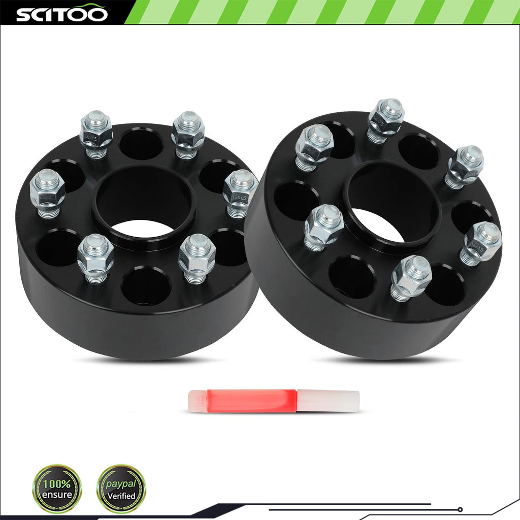 2X 2" Hub Centric Wheel Spacers 6x120 14x1.5 for Chevrolet Colorado GMC Canyon (2015–2023)