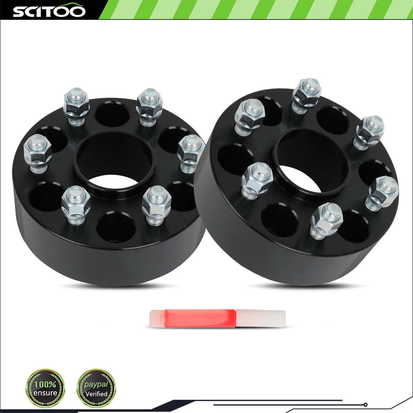 2X 2" Hub Centric Wheel Spacers 6x120 14x1.5 for Chevrolet Colorado GMC Canyon (2015–2023)