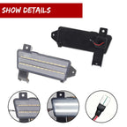 2X Clear White LED Front Side Marker Lights for Chevy Chevelle El Camino (1970)