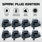 Set of 8 Ignition Coils for Chevy GMC 4.8L 5.3L 6.0L (2000–2023) UF271 D581 12558693