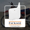 Front Number Plate for Honda CR125R CR250R CR500R XR200R (1985–1994)