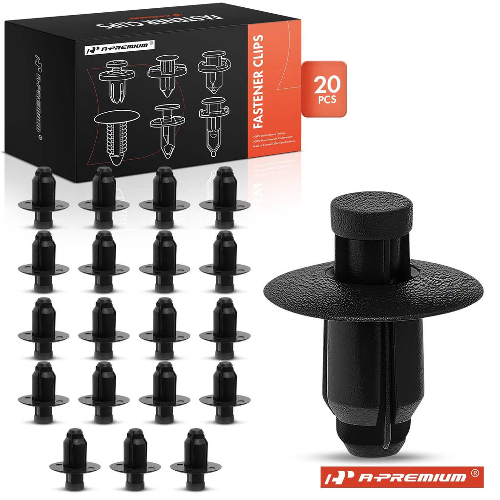20Pcs 7mm Nylon Cowl & Bumper Retainer Clips for Hyundai Kia 