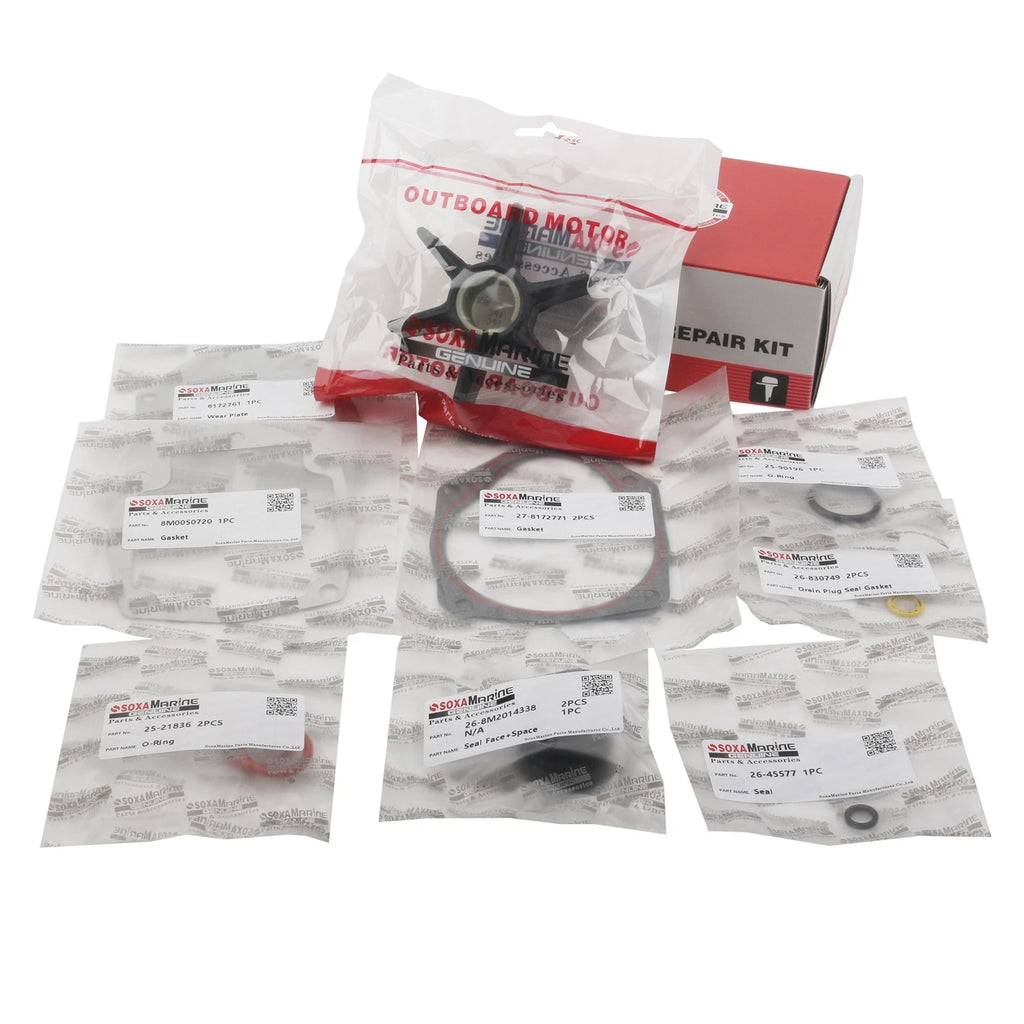 Water Pump Repair Service Kit for Mercury 40-250 Outboard (8M0100526)