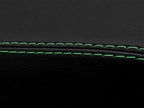 Leather Console Armrest Cover for Jeep Wrangler (2011–2017) Green Stitch
