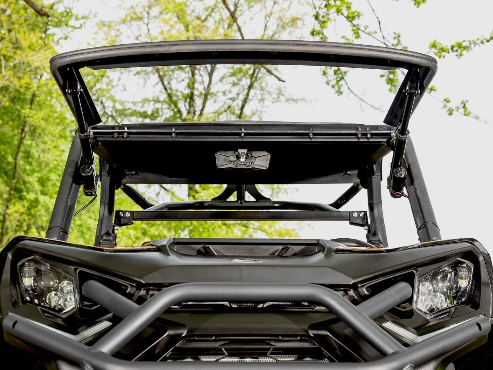 SuperATV Maxdrive Power Flip Windshield for Can-Am Maverick Sport (2019–2023)