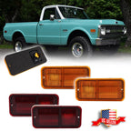 Set of 4 Side Marker Lights for Chevrolet GMC C/K Pickup Trucks (1968–1972)