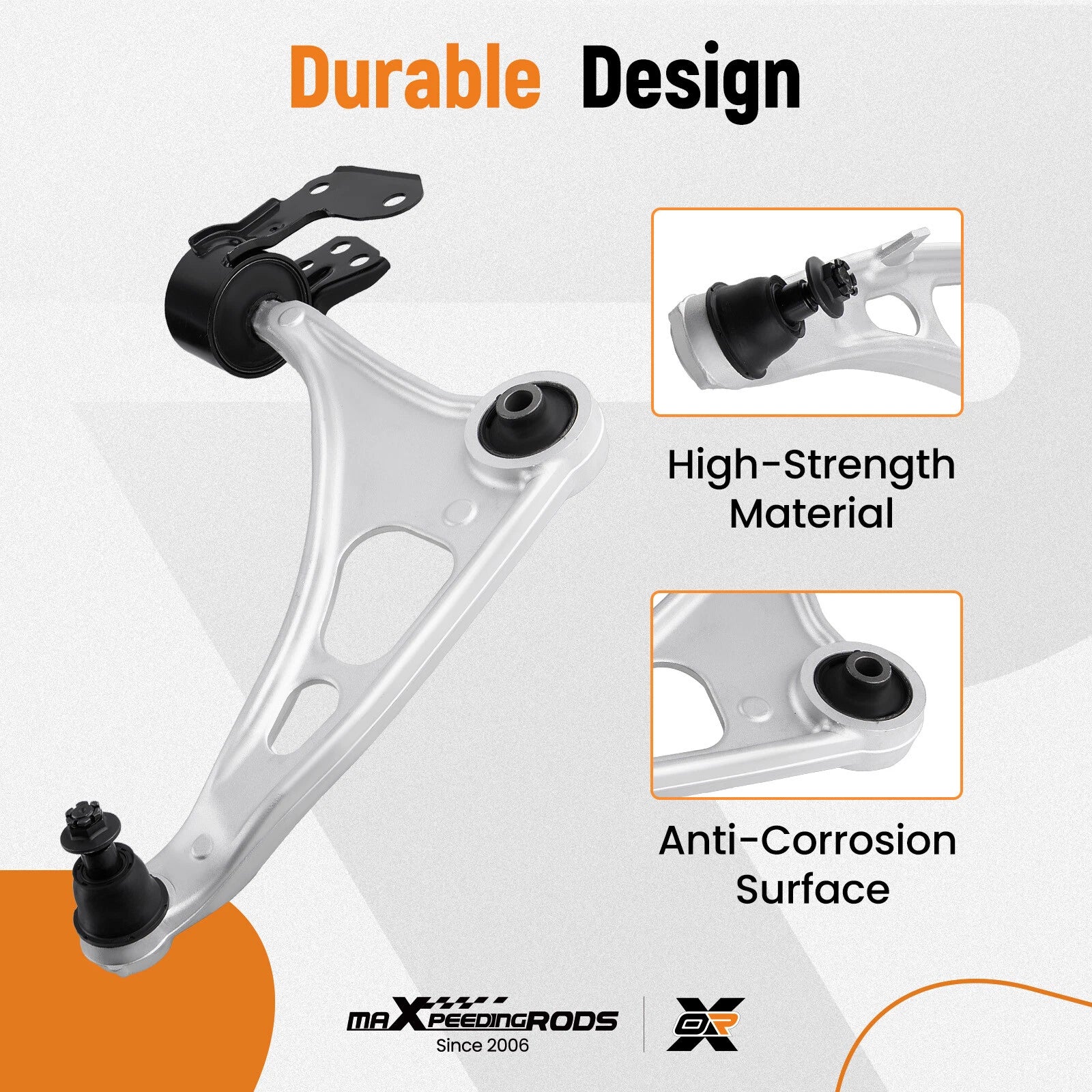 Front Lower Control Arms for Acura MDX Honda Pilot Ridgeline Passport (2014–2021)