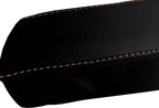 Console Lid Pull Over Cover Leather for Chevrolet Camaro (2016–2023) Orange Stitch