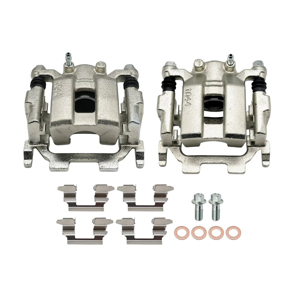 2X Rear Brake Calipers w/Bracket for Nissan Murano Infiniti G37 JX35 Q50 QX60 (2011–2021)