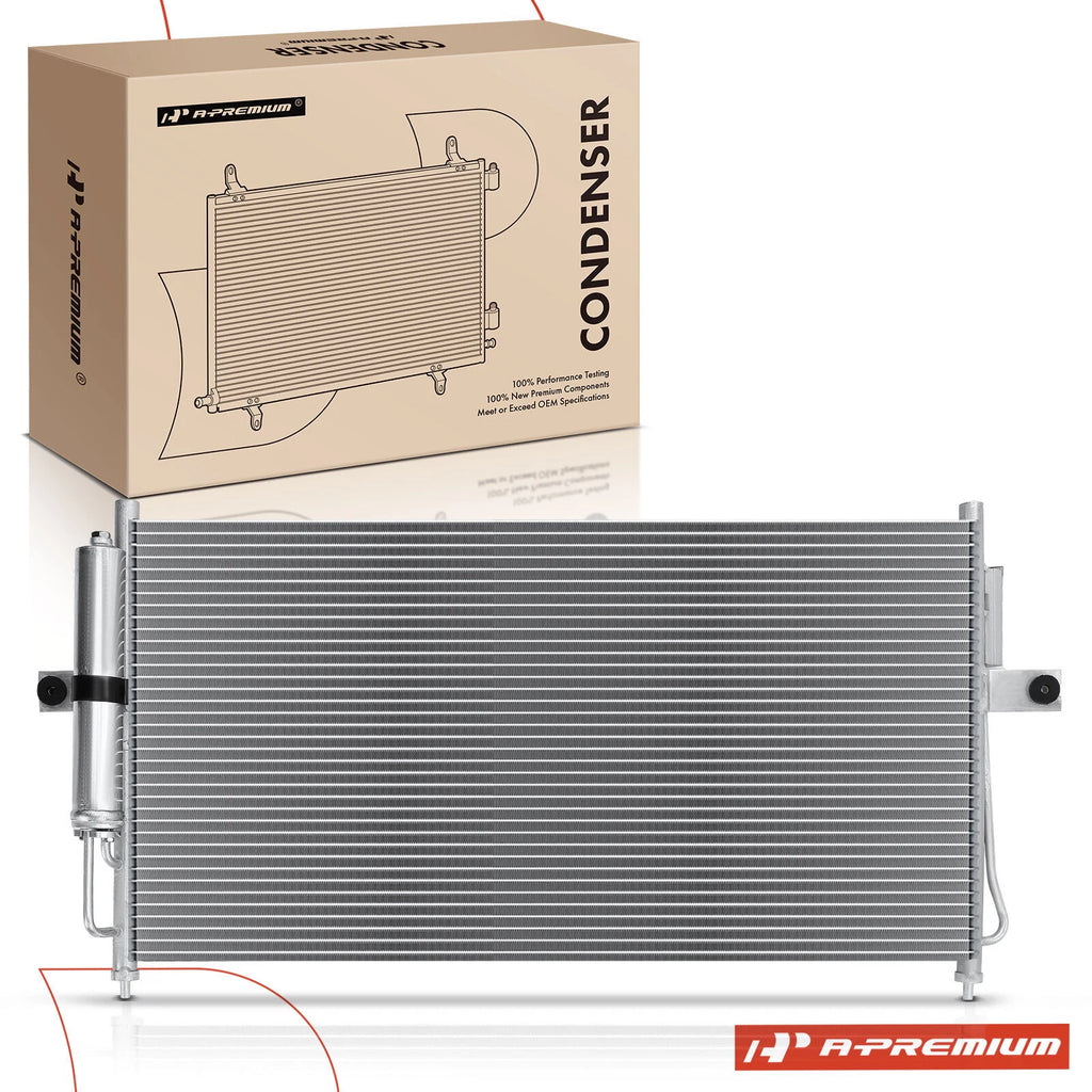 A/C Condenser with Receiver Drier for Nissan Xterra Frontier (2003–2004)